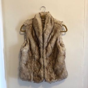 BCBG Faux Fur Vest